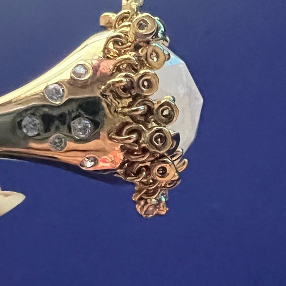 Anthropologie Charming Cocktail Ring Size 6 - Picture 4 of 8